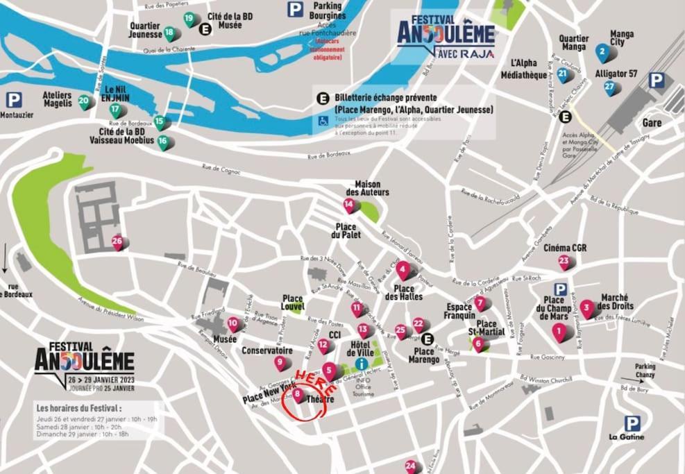 Maison + Parking Prive Au Coeur Angouleme 60M2 Luaran gambar